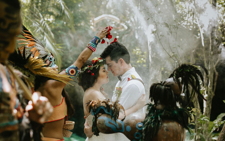 boda ceremonia maya